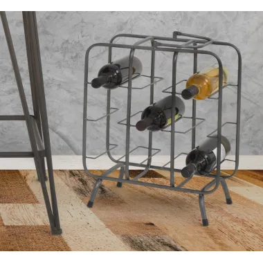 P/BOTTIGLIE Stojak KWADRATOWY (9 MIEJSC) 40x23x47,5 cm